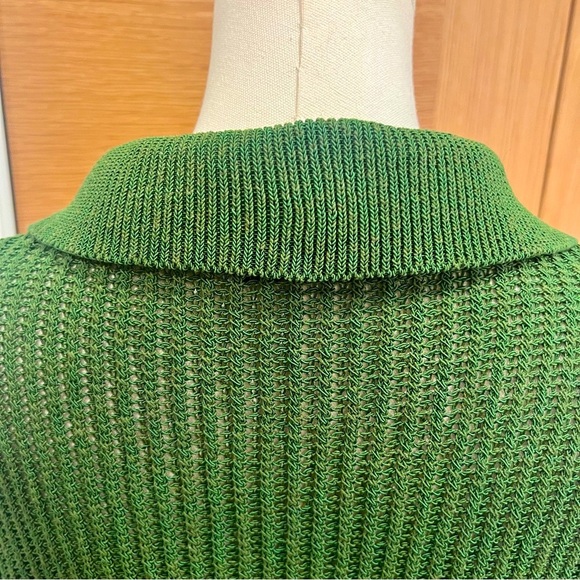 Zara | V-Neck | Collared Sweater | Green | Size Small | Never Worn - Picture 8 of 11